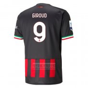 Camiseta De Futbol AC Milan Jugador Giroud Primera 2022-2023