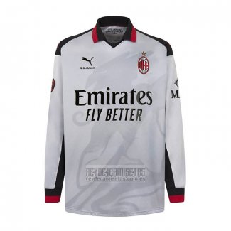 Camiseta De Futbol AC Milan Portero Cuarto Manga Larga 2025-2026