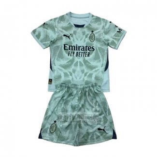 Camiseta De Futbol AC Milan Portero Tercera Nino 2024-2025