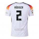 Camiseta De Futbol Alemania Jugador Rudiger Primera 2024