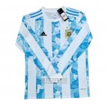 Camiseta De Futbol Argentina Primera Manga Larga 2021