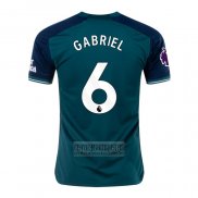 Camiseta De Futbol Arsenal Jugador Gabriel Tercera 2023-2024