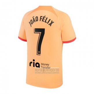 Camiseta De Futbol Atletico Madrid Jugador Joao Felix Tercera 2022-2023