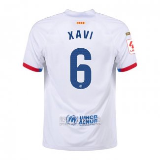 Camiseta De Futbol Barcelona Jugador Xavi Segunda 2023-2024
