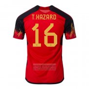 Camiseta De Futbol Belgica Jugador T.Hazard Primera 2022