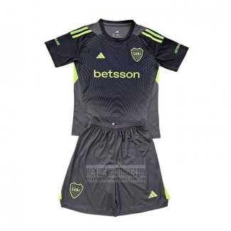 Camiseta De Futbol Boca Juniors Portero Nino 2025 Negro