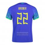 Camiseta De Futbol Brasil Jugador Bremer Segunda 2022