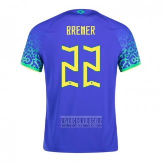 Camiseta De Futbol Brasil Jugador Bremer Segunda 2022