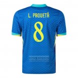 Camiseta De Futbol Brasil Jugador L.Paqueta Segunda 2024