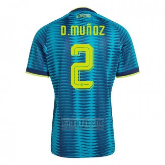 Camiseta De Futbol Colombia Jugador Daniel Munoz Segunda 2026