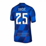 Camiseta De Futbol Croacia Jugador Sucic Segunda 2024