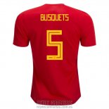 Camiseta De Futbol Espana Jagudor Busquets Primera 2018