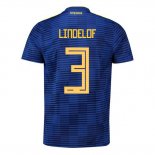Camiseta De Futbol Suecia Jugador Lindelof Segunda 2018