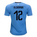 Camiseta De Futbol Uruguay Jugador M.campana Primera 2018