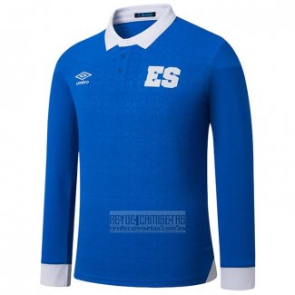 Camiseta De Futbol El Salvador Primera Manga Larga 2025