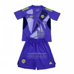Camiseta De Futbol Escocia Portero Nino 2024 Azul