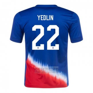 Camiseta De Futbol Estados Unidos Jugador Yedlin Segunda 2024