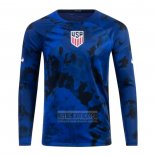 Camiseta De Futbol Estados Unidos Segunda Manga Larga 2022