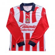 Camiseta De Futbol Guadalajara Primera Manga Larga 2023-2024