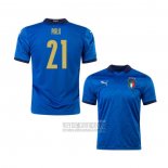 Camiseta De Futbol Italia Jugador Pirlo Primera 2020-2021