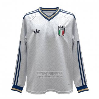 Camiseta De Futbol Italia Segunda Manga Larga 2026