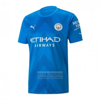 Camiseta De Futbol Manchester City Portero 2022-2023 Azul