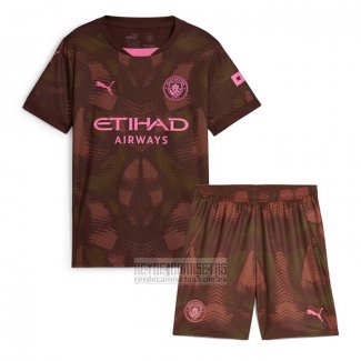 Camiseta De Futbol Manchester City Portero Primera Nino 2024-2025