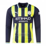 Camiseta De Futbol Manchester City Segunda Manga Larga 2024-2025