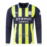 Camiseta De Futbol Manchester City Segunda Manga Larga 2024-2025