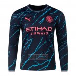 Camiseta De Futbol Manchester City Tercera Manga Larga 2023-2024