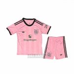 Camiseta De Futbol Manchester United Portero Nino 2025-2026 Rosa