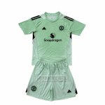 Camiseta De Futbol Manchester United Portero Nino 2025-2026 Verde