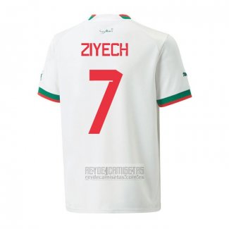 Camiseta De Futbol Marruecos Jugador Ziyech Segunda 2022