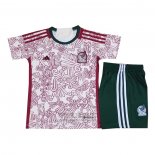 Camiseta De Futbol Mexico Segunda Nino 2022