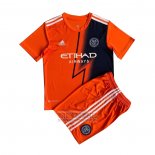 Camiseta De Futbol New York City Segunda Nino 2022