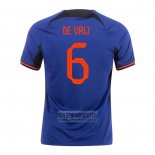 Camiseta De Futbol Paises Bajos Jugador De Vrij Segunda 2022