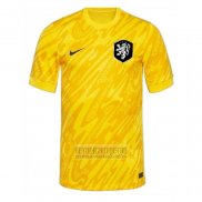 Camiseta De Futbol Paises Bajos Portero Segunda 2024