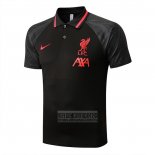 Camiseta De Futbol Polo del Liverpool 2022-2023 Negro