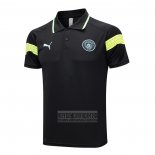 Camiseta De Futbol Polo del Manchester City 2023-2024 Negro