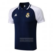 Camiseta De Futbol Polo del Real Madrid 2022-2023 Azul