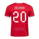 Camiseta De Futbol Polonia Jugador Zielinski Segunda 2022