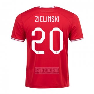 Camiseta De Futbol Polonia Jugador Zielinski Segunda 2022