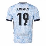 Camiseta De Futbol Portugal Jugador N.Mendes Segunda 2024