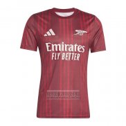 Camiseta De Futbol Pre Partido del Arsenal 2025-2026 Rojo