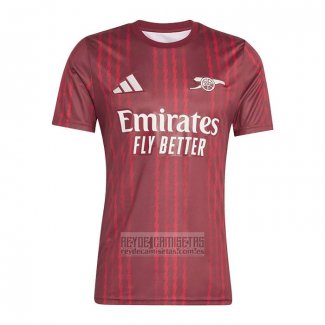 Camiseta De Futbol Pre Partido del Arsenal 2025-2026 Rojo