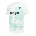 Camiseta De Futbol Pre Partido del Chelsea 2025-2026 Blanco Verde