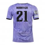 Camiseta De Futbol Real Madrid Jugador Rodrygo Segunda 2022-2023