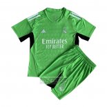 Camiseta De Futbol Real Madrid Portero Nino 2023-2024 Verde