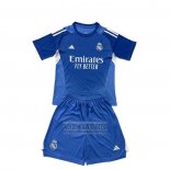 Camiseta De Futbol Real Madrid Portero Nino 2025-2026 Azul
