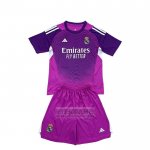 Camiseta De Futbol Real Madrid Portero Nino 2025-2026 Purpura